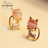 Cute Cat Stone Crystal Rhinestone